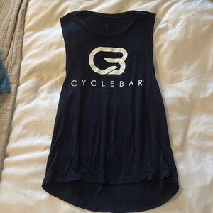 Used navy cyclebar top